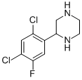 2-(2,4-Dichloro-5-fluorophenyl)piperazine Structure,914348-92-8Structure