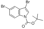 1-Boc-3,5-dibromoindole Structure,914349-23-8Structure