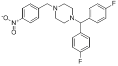 1-[Bis(4-fluorophenyl)methyl]-4-(4-nitrobenzyl)piperazine Structure,914349-64-7Structure