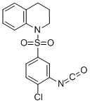 1-(4-氯-3-异氰酰基苯磺酰基)-1,2,3,4-四氢喹啉结构式_914349-81-8结构式