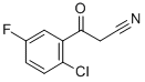 3-(2-Chloro-5-fluoro-phenyl)-3-oxo-propionitrile Structure,914636-71-8Structure