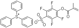 Triphenylsulfonium 2,3,5,6-tetrafluoro-4-(methacryloyloxy)benzenesulfonate Structure,915090-37-8Structure