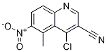 4-Chloro-5-methyl-6-nitro-3-quinolinecarbonitrile Structure,915369-64-1Structure