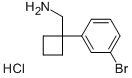 1-(3-Bromophenyl)cyclobutanemethanamine hydrochloride Structure,915402-09-4Structure