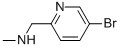 N-methyl-(5-bromopyrid-2-yl)methylamine Structure,915707-70-9Structure