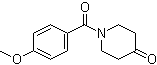 1-(4-Methoxy-benzoyl)-piperidin-4-one Structure,91586-26-4Structure