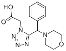 {5-[Morpholin-4-yl(phenyl)methyl]-1h-tetrazol-1-yl}acetic acid Structure,915922-69-9Structure