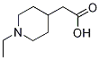 1-Ethyl-4-piperidineacetic acid Structure,915922-85-9Structure