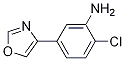 2-Chloro-5-(4-oxazolyl)benzenamine Structure,916051-61-1Structure