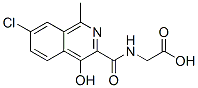 Glycine, n-[(7-chloro-4-hydroxy-1-methyl-3-isoquinolinyl)carbonyl]- Structure,916171-78-3Structure