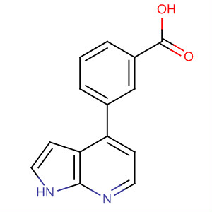 3-(1H-pyrrolo[2,3-b]pyridin-4-yl)-benzoic acid Structure,916172-47-9Structure