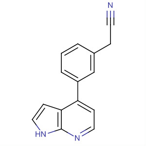 3-(1H-pyrrolo[2,3-b]pyridin-4-yl)-benzeneacetonitrile Structure,916172-63-9Structure