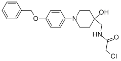 N-[[1-[4-(Benzyloxy)phenyl]-4-hydroxypiperidin-4-yl]methyl]-2-chloroacetamide Structure,916344-32-6Structure