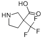 3-(Trifluoromethyl)pyrrolidine-3-carboxylic acid Structure,916423-57-9Structure