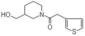 1-(3-Hydroxymethyl-piperidin-1-yl)-2-thiophen-3-yl-ethanone Structure,916791-33-8Structure