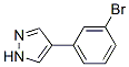 4-(3-Bromophenyl)pyrazole Structure,916792-28-4Structure