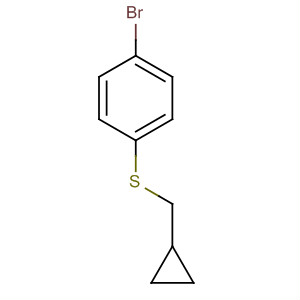 1-Bromo-4-[(cyclopropylmethyl)sulfanyl]benzene Structure,917382-54-8Structure