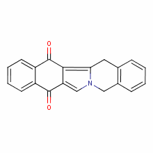 Benz[5,6]isoindolo[2,1-b]isoquinoline-8,13-dione,5,14-dihydro- Structure,91753-07-0Structure