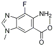 Methyl 5-amino-4-fluoro-1-methyl-1h-1,3-benzodiazole-6-carboxylate Structure,918321-20-7Structure