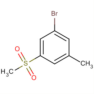 1-Bromo-3-methyl-5-(methylsulfonyl)benzene Structure,918350-17-1Structure