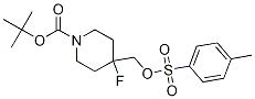 4-氟-4-((甲苯磺酰氧基)甲基)哌啶-1-羧酸叔丁酯结构式_918431-90-0结构式