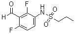 N-(2,4-difluoro-3-formylphenyl)propane-1-sulfonamide Structure,918523-58-7Structure