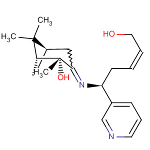 (1R,2r,5r)-3-[[(1s,3z)-5-羟基-1-(3-吡啶)-3-戊烯-1-基]亚氨基]-2,6,6-三甲基-双环[3.1.1]-2-庚醇结构式_918625-35-1结构式