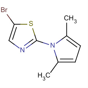 5-Bromo-2-(2,5-dimethylpyrrol-1-yl)thiazole Structure,918792-84-4Structure