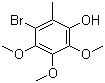 3-Bromo-4,5,6-trimethoxy-2-methyl-phenol Structure,918799-14-1Structure