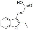 (2E)-3-(2-ethyl-1-benzofuran-3-yl)acrylic acid Structure,91902-94-2Structure