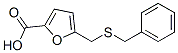 5-Benzylsulfanylmethyl-furan-2-carboxylic acid Structure,91903-26-3Structure