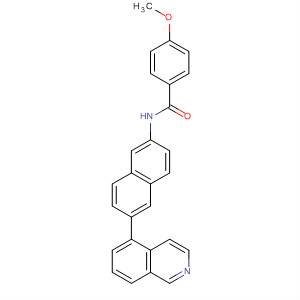 N-[6-(5-isoquinolinyl)-2-naphthalenyl]-4-methoxybenzamide Structure,919362-86-0Structure