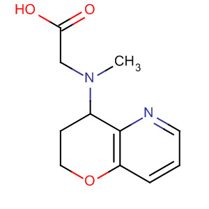 N-(3,4-二氢-2H-吡喃并[3,2-b]吡啶-4-基)-n-甲基甘氨酸结构式_919765-66-5结构式