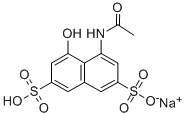 1-乙酰胺基-8-羟基-3,6-萘二磺酸单钠盐结构式_91990-52-2结构式