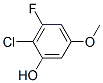 2-氯-3-氟-5-甲氧基-苯酚结构式_920036-39-1结构式