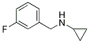 Cyclopropyl-(3-fluoro-benzyl)-amine Structure,920479-31-8Structure