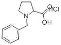 1-Benzyl-pyrrolidine-2-carboxylic acid hydrochloride Structure,92086-93-6Structure