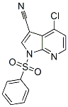 1H-Pyrrolo[2,3-b]pyridine-3-carbonitrile, 4-chloro-1-(phenylsulfonyl)- Structure,920965-86-2Structure