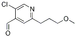 5-Chloro-2-(3-methoxy-propyl)-pyridine-4-carbaldehyde Structure,921630-17-3Structure