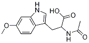 2-乙酰氨基-3-(6-甲氧基-1H-吲哚-3-基)丙酸结构式_92256-74-1结构式