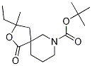 3-Ethyl-3-methyl-1-oxo-2-oxa-7-azaspiro[4.5]decane-7-carboxylic acid 1,1-dimethylethyl ester Structure,923009-90-9Structure