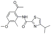 N-[6-acetyl-2-methyl-3-(methyloxy)phenyl]-4-(1-methylethyl)-1,3-thiazole-2-carboxamide Structure,923289-20-7Structure