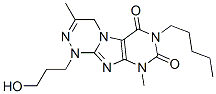 1,4-二氢-1-(3-羟基丙基)-3,9-二甲基-7-戊基-[1,2,4]噻嗪并[3,4-f]嘌呤-6,8(7h,9h)-二酮结构式_923509-90-4结构式