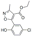 4-Isoxazolecarboxylicacid,5-(5-chloro-2-hydroxyphenyl)-3-methyl-,ethylester(9ci) Structure,92397-21-2Structure