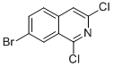 Isoquinoline, 7-bromo-1,3-dichloro- Structure,924271-40-9Structure