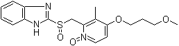 2-({[4-(3-Methoxypropoxy)-3-methyl-1-oxido-2-pyridinyl]methyl}sulfinyl)-1H-benzimidazole Structure,924663-38-7Structure