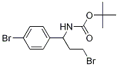 1-(Boc-amino)-3-bromo-1-(4-bromophenyl)propane Structure,924817-79-8Structure