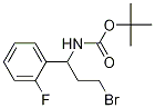 1-(Boc-amino)-3-bromo-1-(2-fluorophenyl)propane Structure,924818-00-8Structure