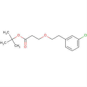 Tert-butyl 3-[2-(3-chlorophenyl)ethoxy]propanoate Structure,925244-70-8Structure