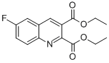 6-Fluoroquinoline-2,3-dicarboxylic acid diethyl ester Structure,92525-75-2Structure